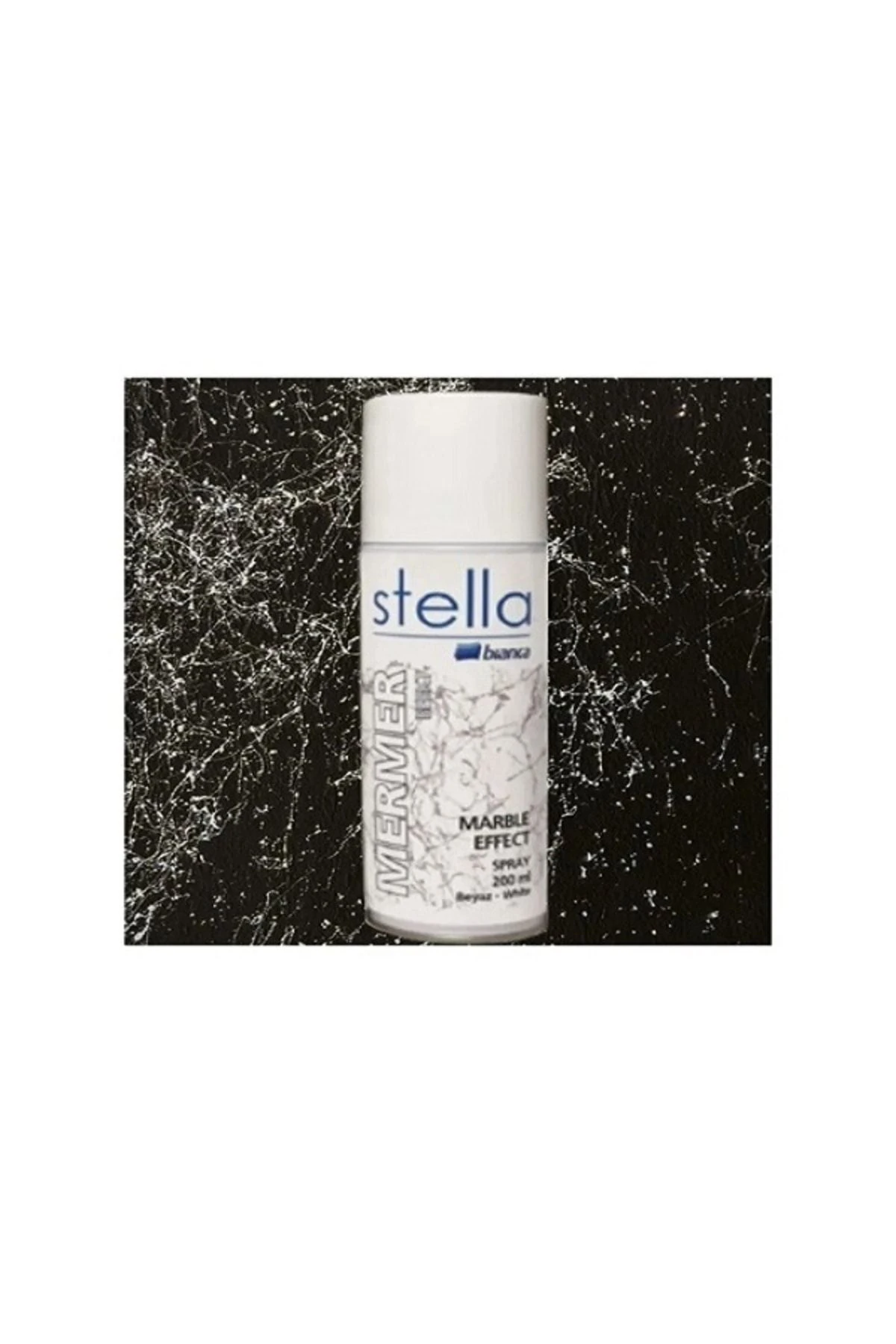 Stella Mermer Efekti Sprey 200ml Beyaz