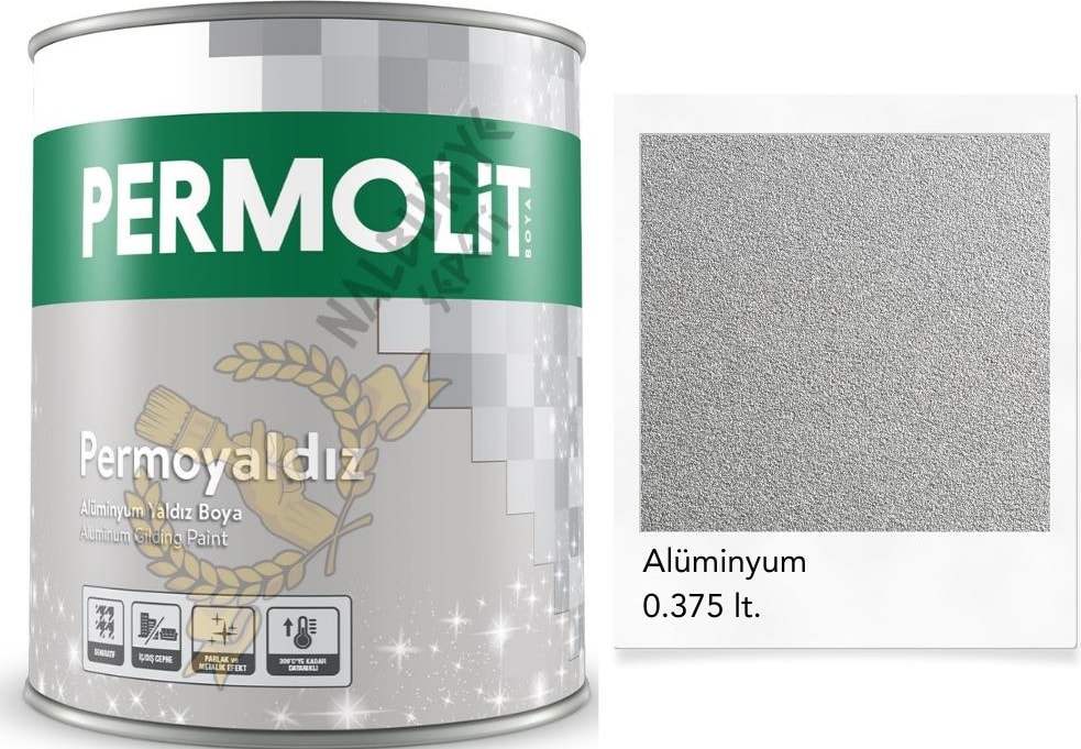 Isıya Dayanıklı Dekoratif Yaldız Boya Alüminyum 0.375 Lt.