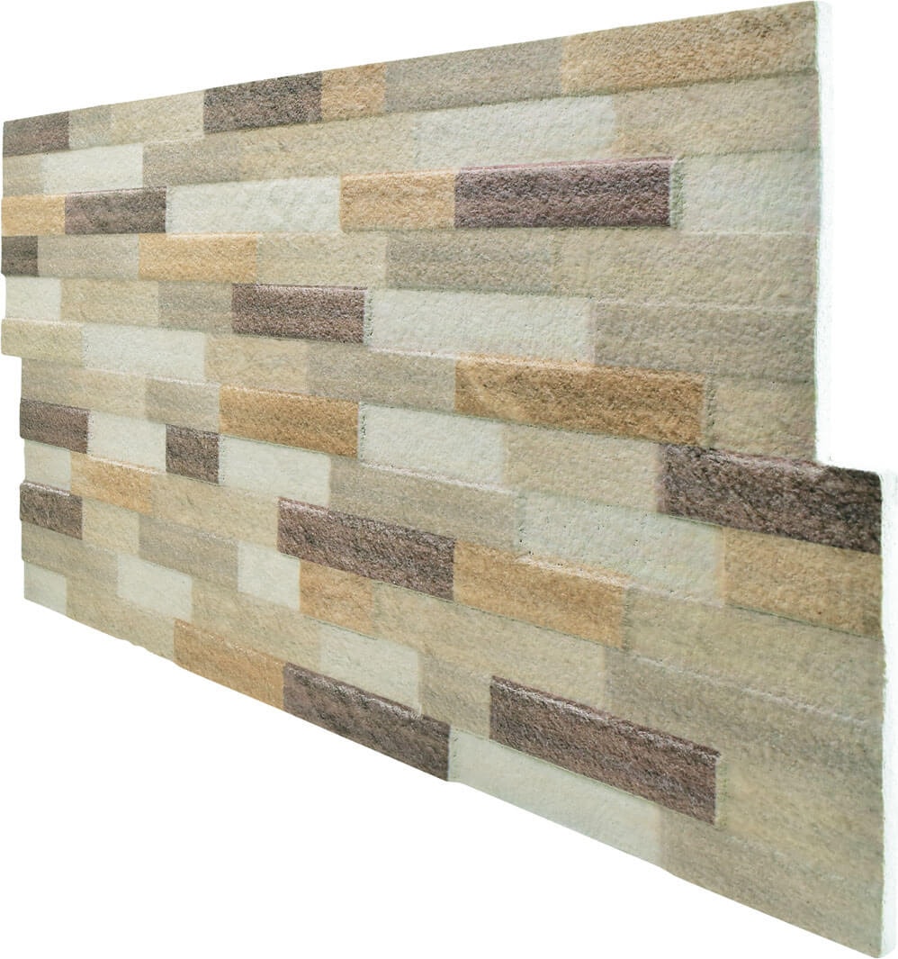 5 Adet (2,5m2) x Patlatma Taş Desenli 3 Boyutlu Renkli Strafor Köpük Duvar Kaplama Paneli (PT-202)