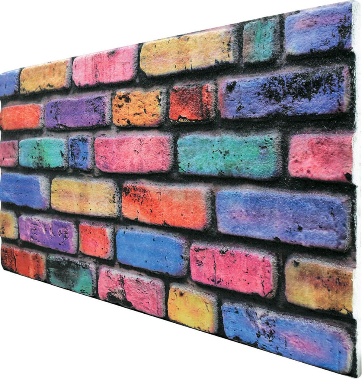 5 Adet (2,5m2) x Tuğla Desenli 3 Boyutlu Renkli Strafor Köpük Duvar Kaplama Paneli (BR-520)