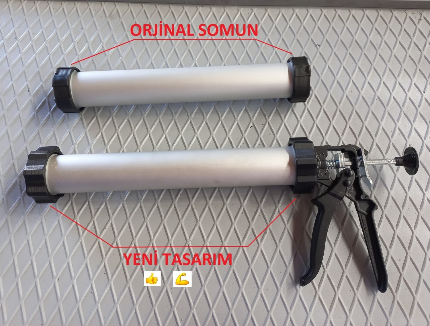Sosis Silikon Tabancası Ön Somun 2 Adet