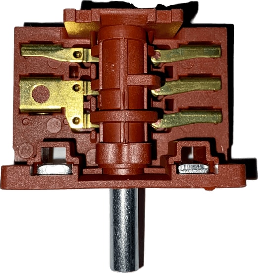 Ozn Üçlü Soketli Çevirmeli Polyemit Fırın Anahtarı