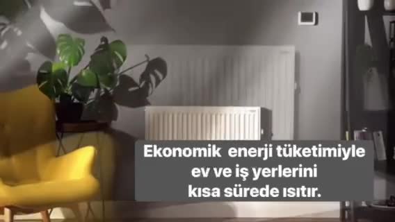 Elektrikli Radyatör Kalorifer / Yağlı Petek Isıtıcı Soba D6080 60cmx80cm 1400 Watt Çift Rezistanslı