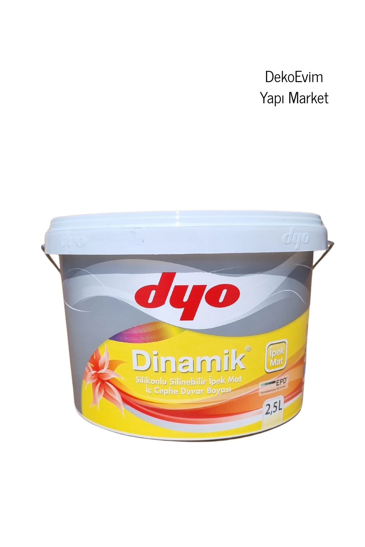 Dyo Dinamik İpek Mat Silikonlu İç Cephe Duvar B. Yeni Çağıl 7550 2,5 Lt.