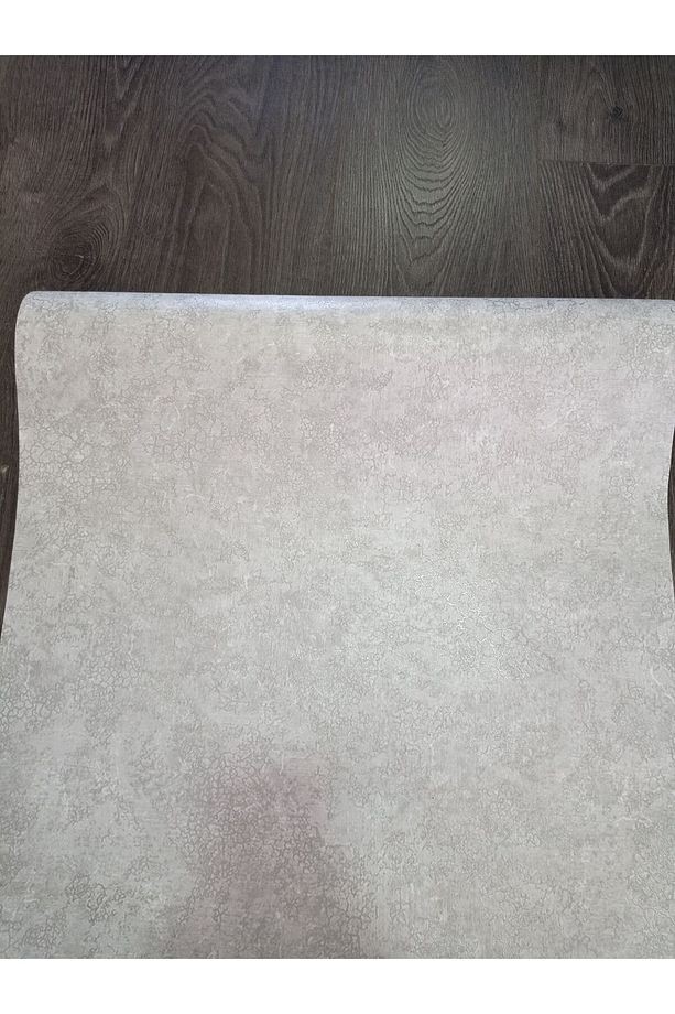 Kendinden desenli gümüş detaylı silinebilir duvar kağıdı 53 cm genişliğinde 10 metre uzunluğunda
