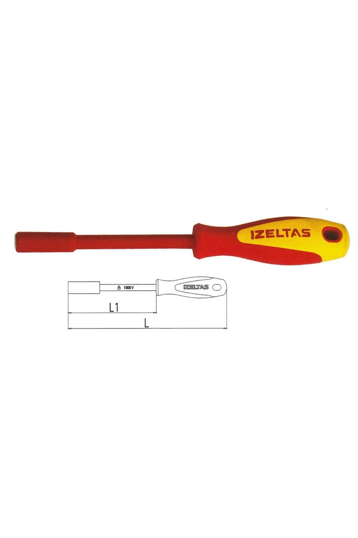 12mm 1000v Izoleli Lokma Uçlu Tornavida