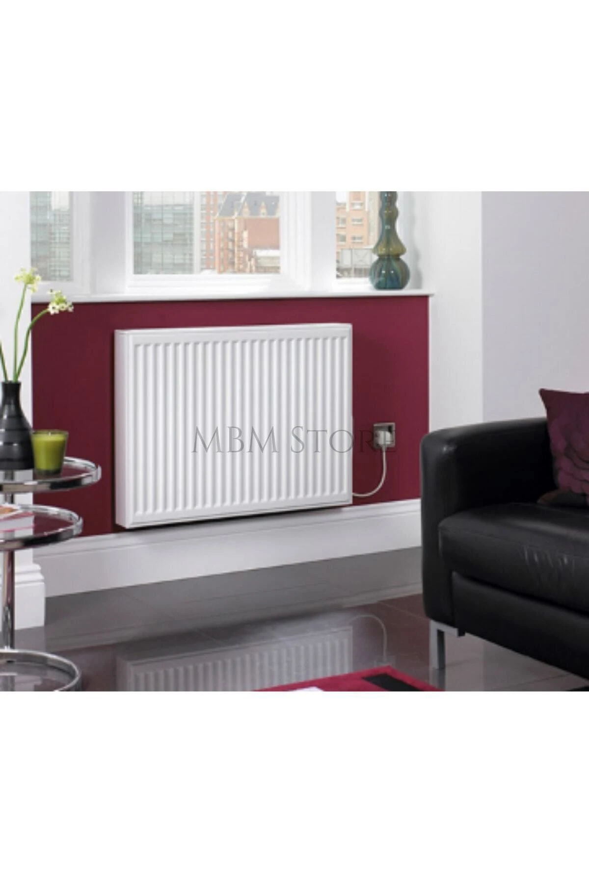 Elektrikli Radyatör Kalorifer / Yağlı Petek Isıtıcı Soba D6080 60cmx80cm 1400 Watt Çift Rezistanslı