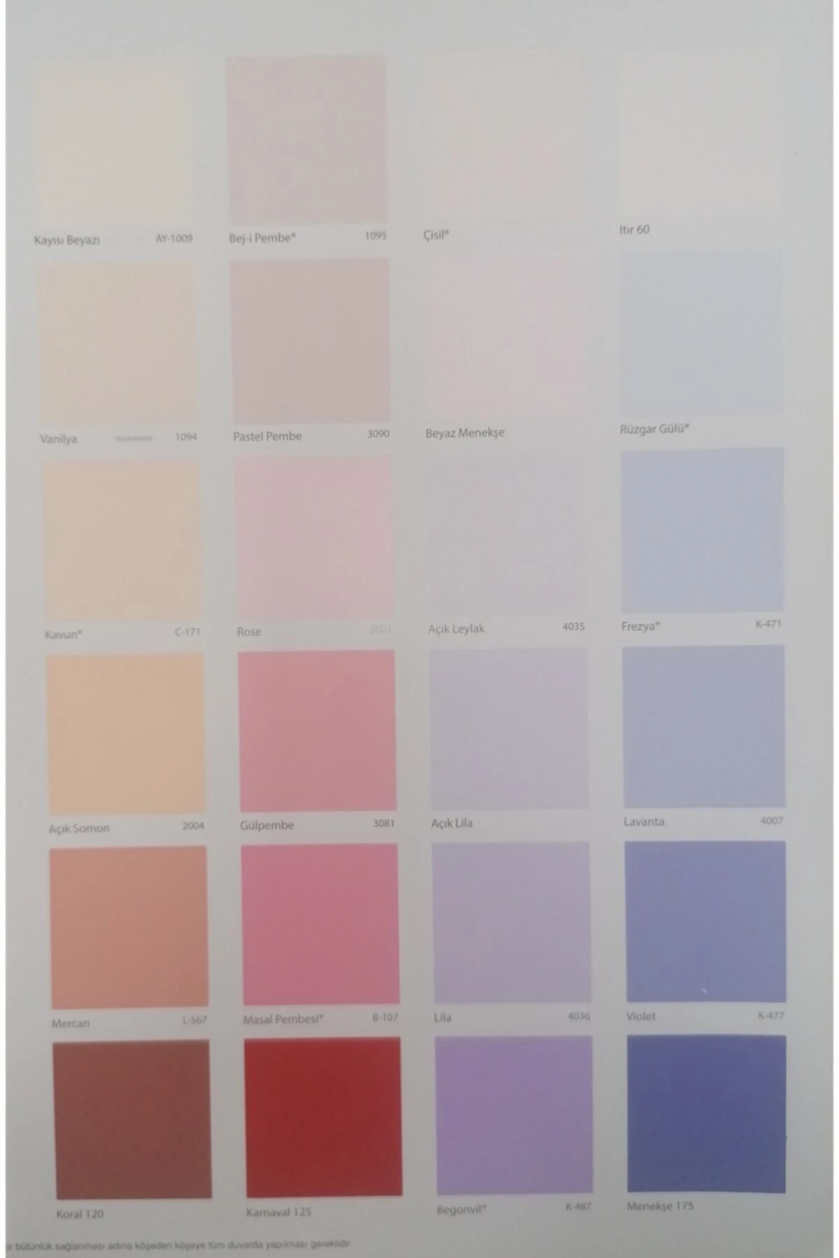 Filli Boya Plastik Iç Cephe Boyası 10 Kg Pastel Pembe