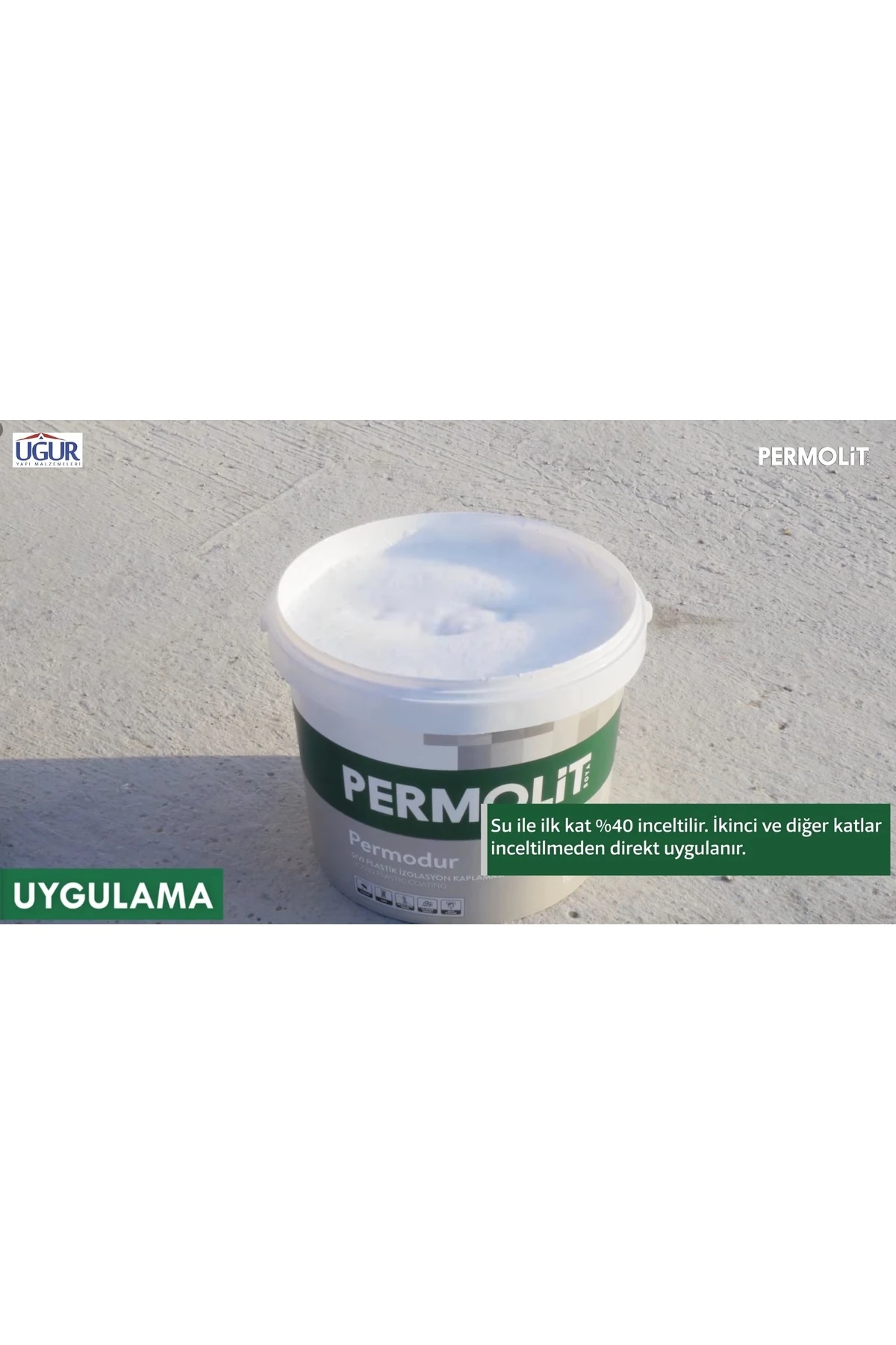 Permodur Su Yalıtımı Ürünü Havuz-çatı-zemin Kaplaması 1 Kg