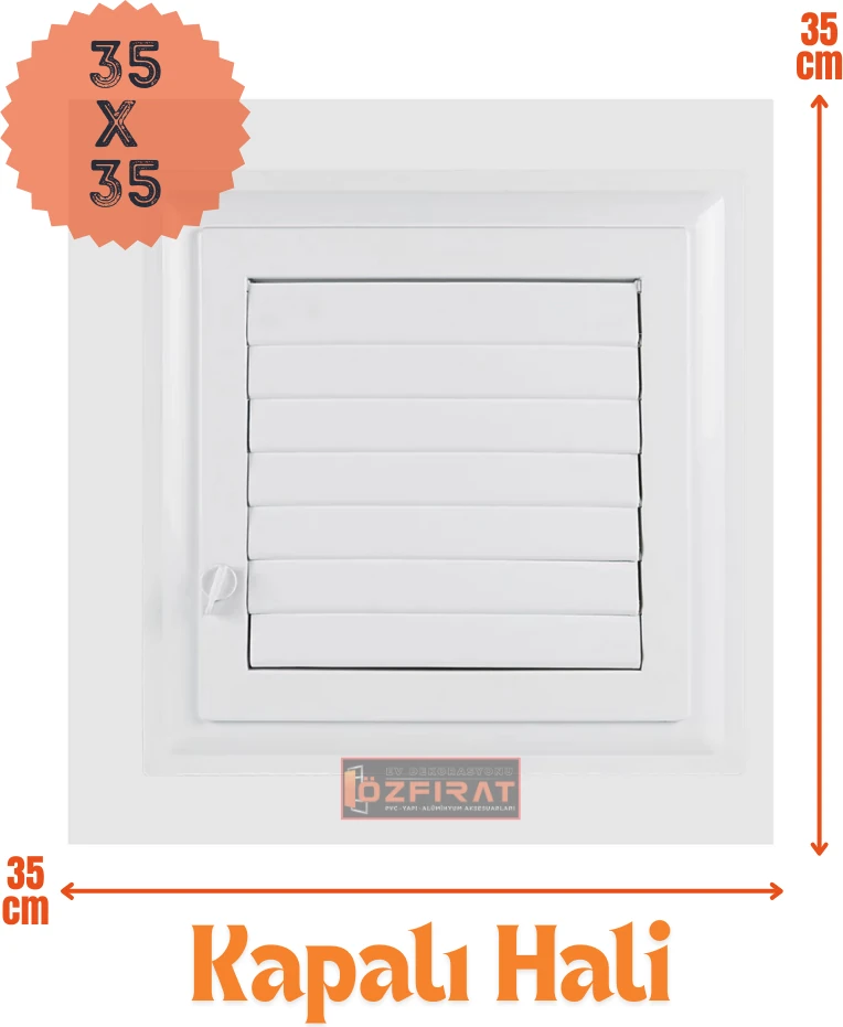 Menfez Banyo / Wc Havalandırma Menfezi / Plastik