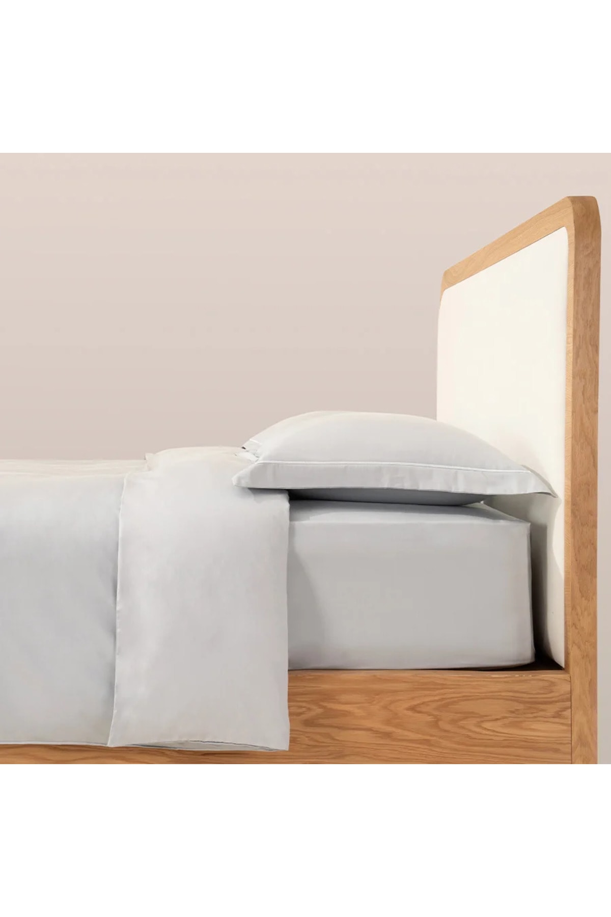 %100 Pamuk Saten Nevresim Seti 240x220 cm Mavi - Lia Serisi