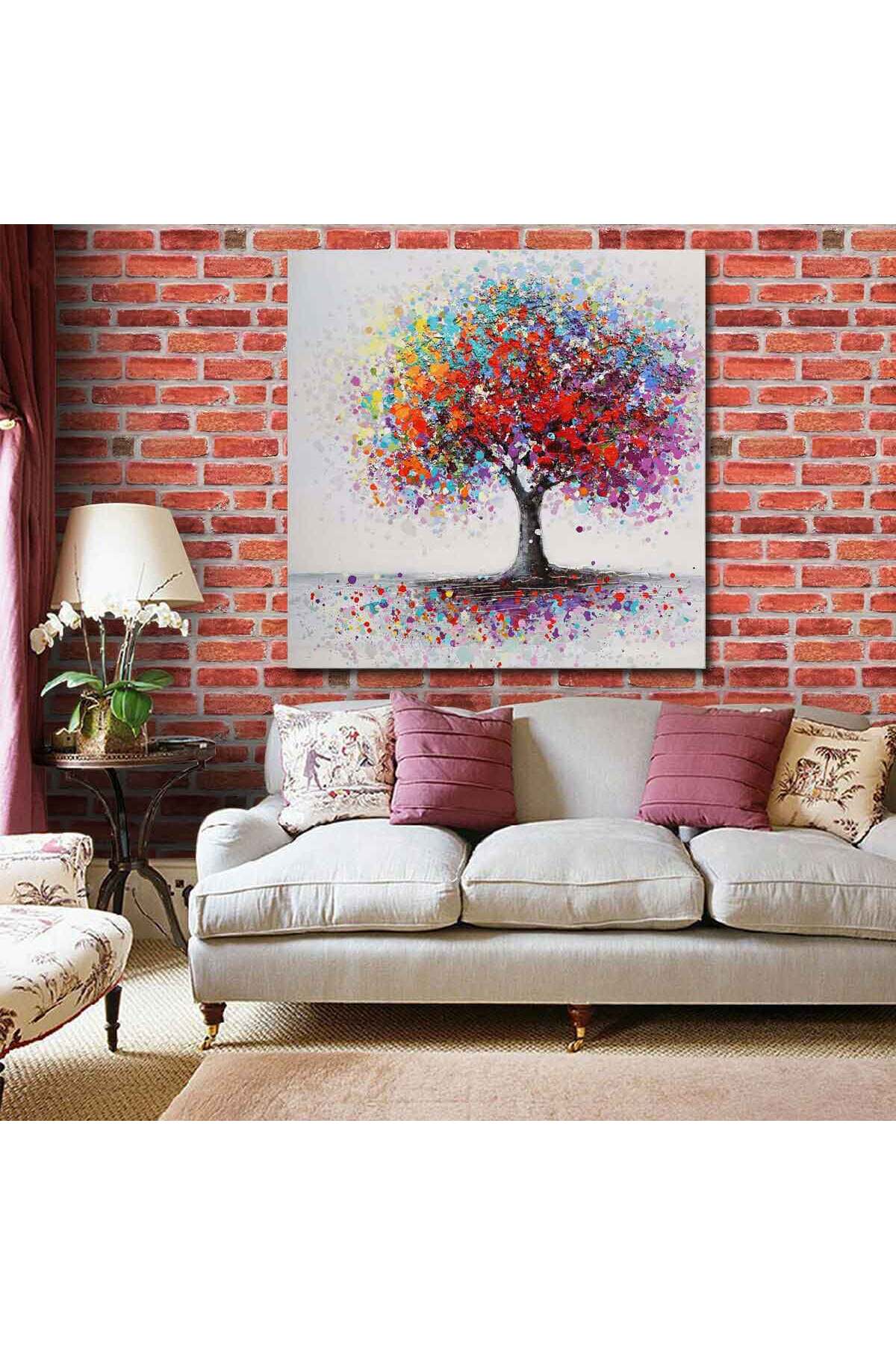 5 Adet (2,5M2) X Tuğla Desenli 3 Boyutlu Renkli Strafor Köpük Duvar Kaplama Paneli (BR-503)