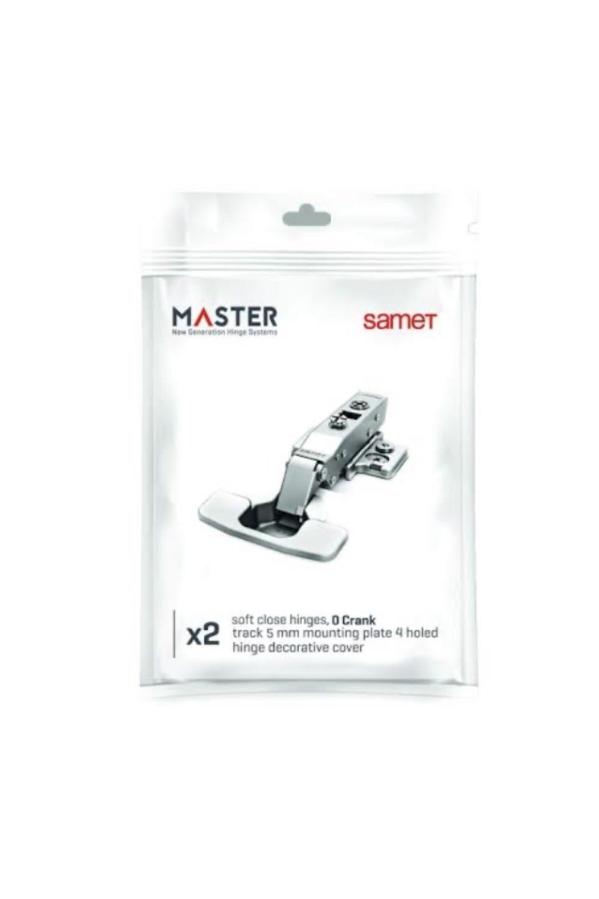 Master Frenli Düz Menteşe 20’Li Paket
