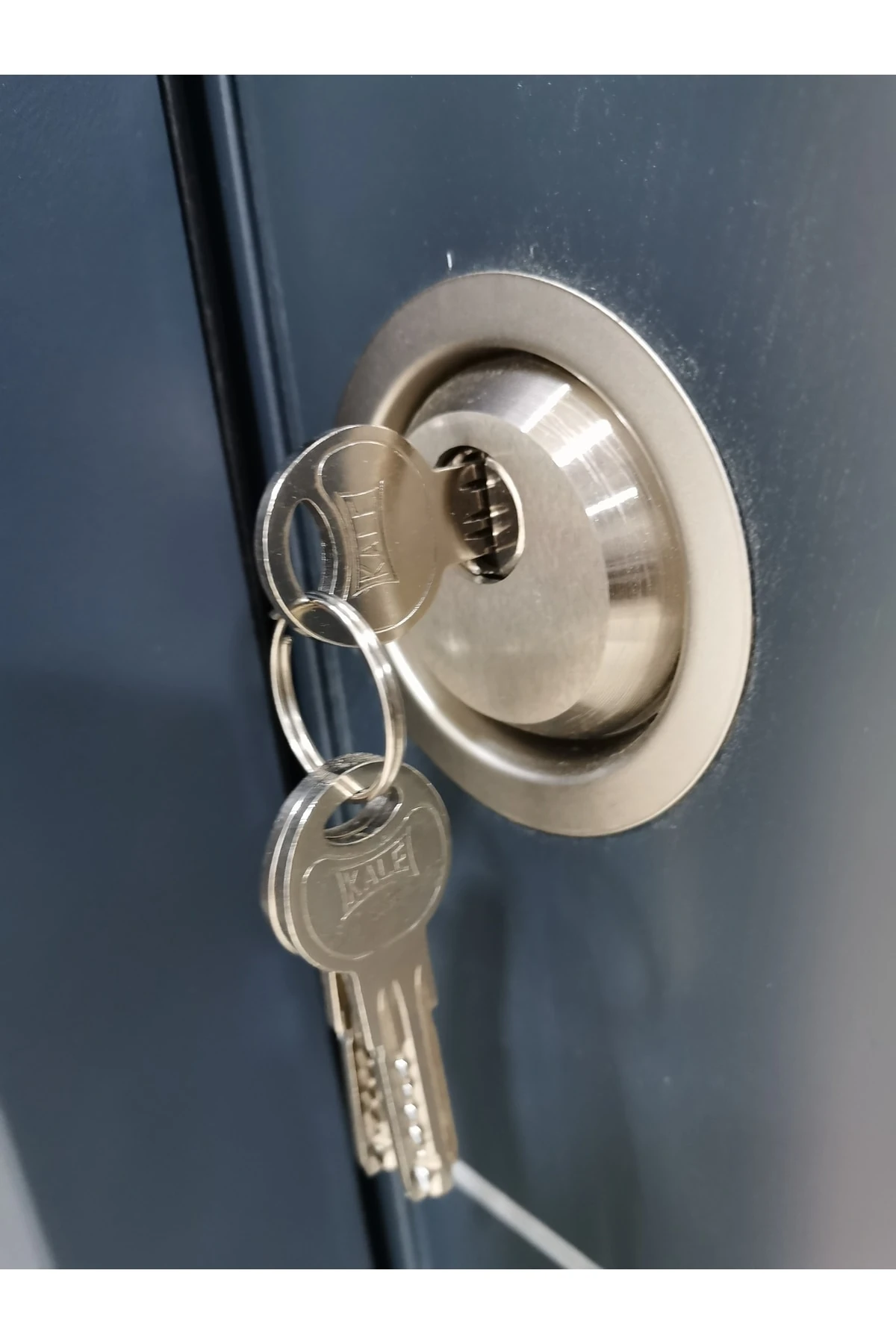 Camlı Lüx Çelik Kapı Sol