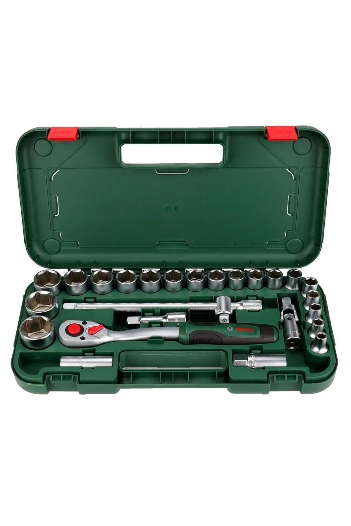 BOSCH 1600 A02 Z9F 1/2 Inch Cırcır Lokma Seti 25 Parça