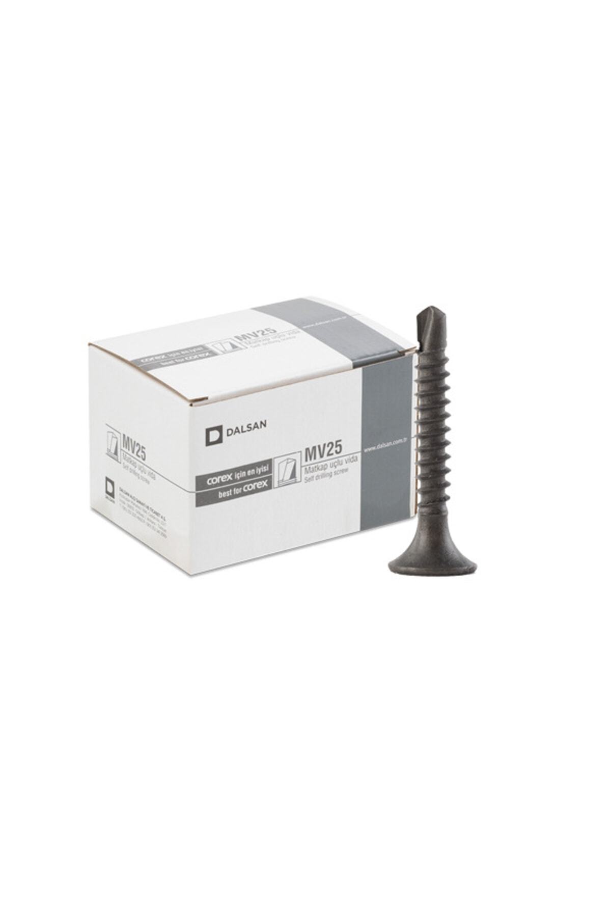 Matkap Uçlu Alçıpan Vidası 25 Mm Uzunluk 1000 Adet