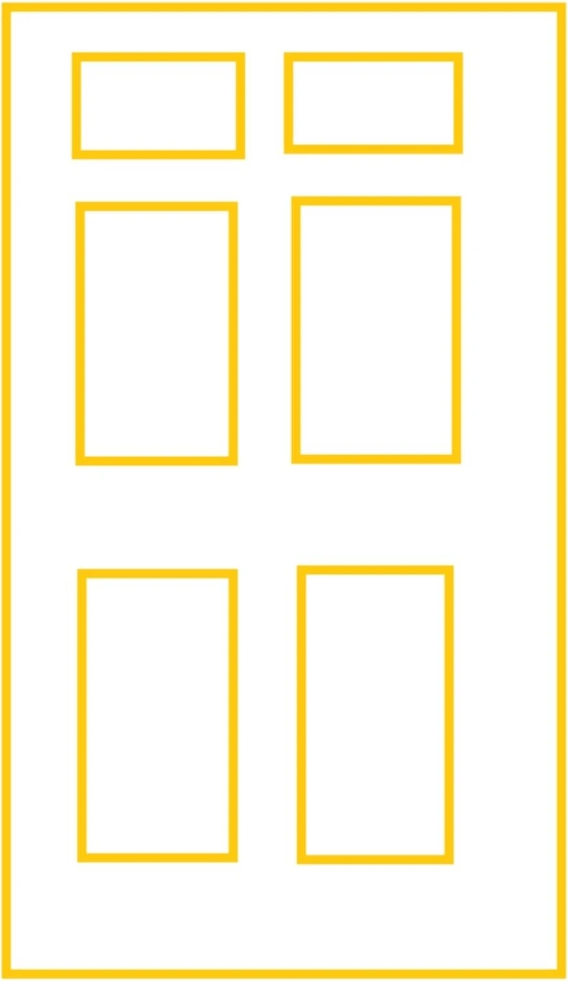 Membran Ev Giriş Kapı Çıta Tasarımı Boyanabilir Çıta Hazır Kesim (ANKA113)