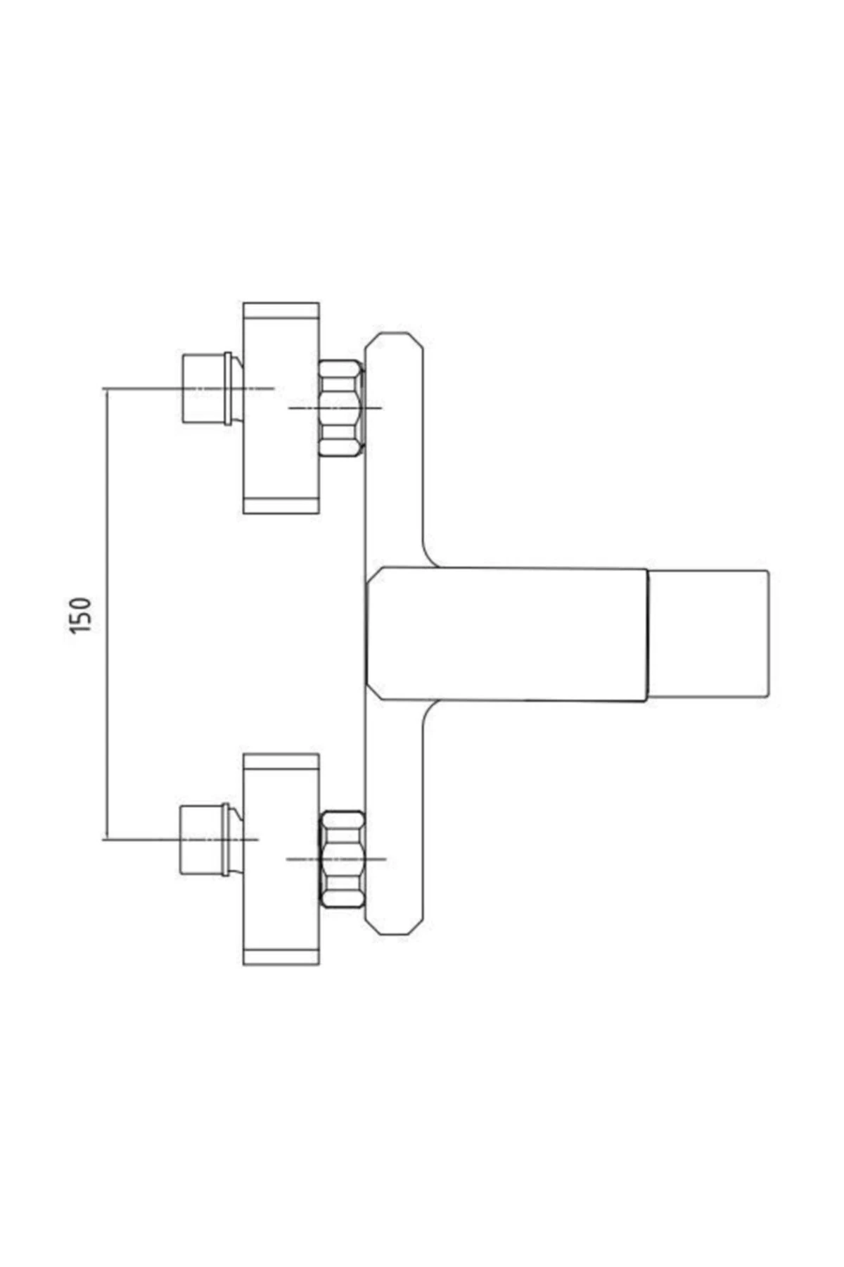 Tiera Banyo Bataryası 469+Tiera Sürgülü Banyo Duş Takımı 029  2'li Set