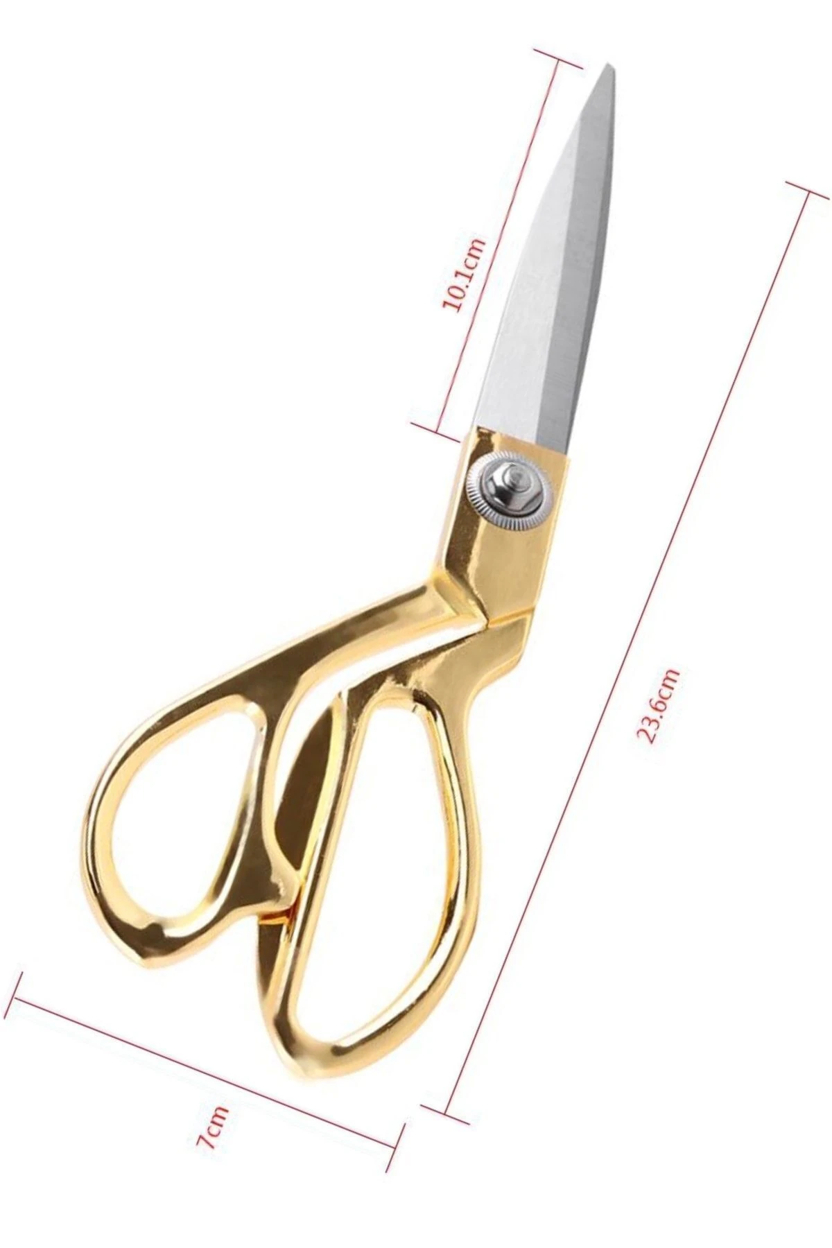 Orijinal Kumaş Kot Deri Kesim Profesyonel Terzi Makası Çelik Büyük Boy Gold Makas