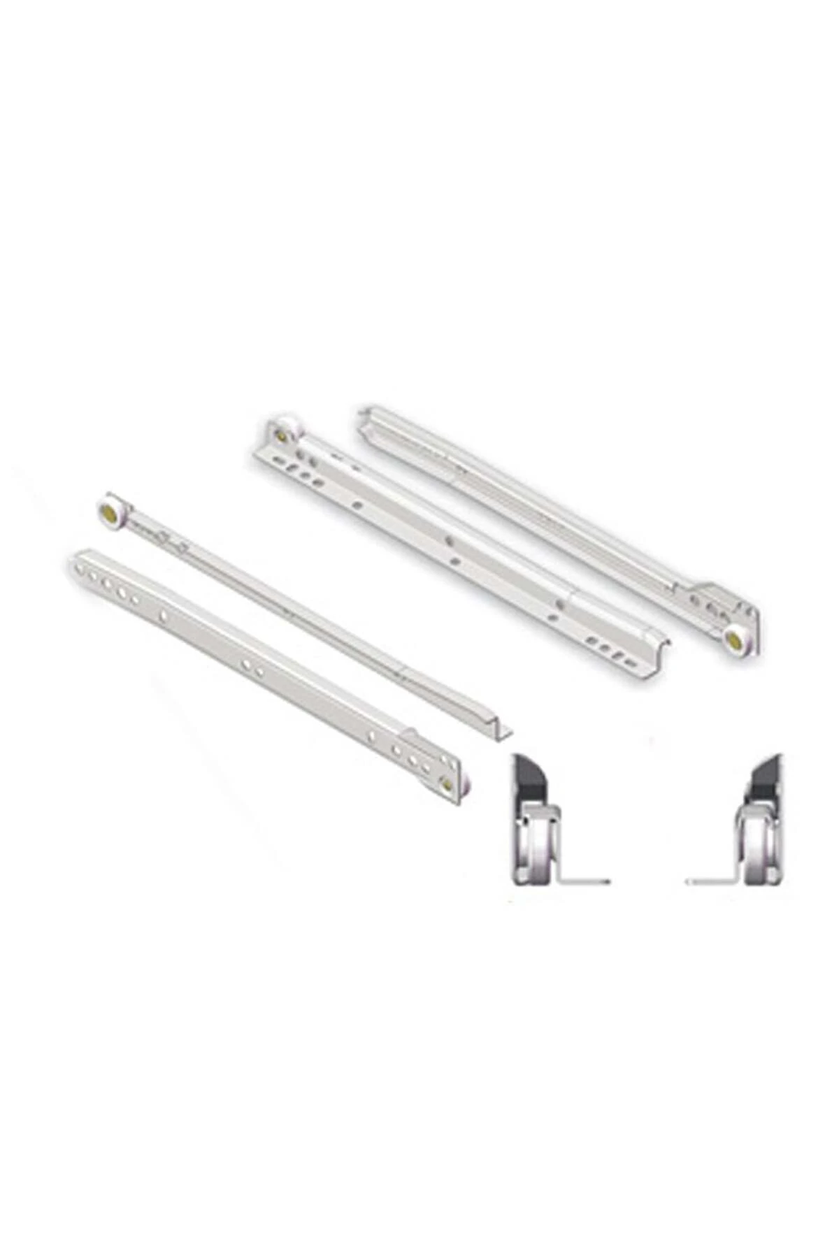 Yeniler 35 Cm Beyaz Klasik Çekmece Rayı