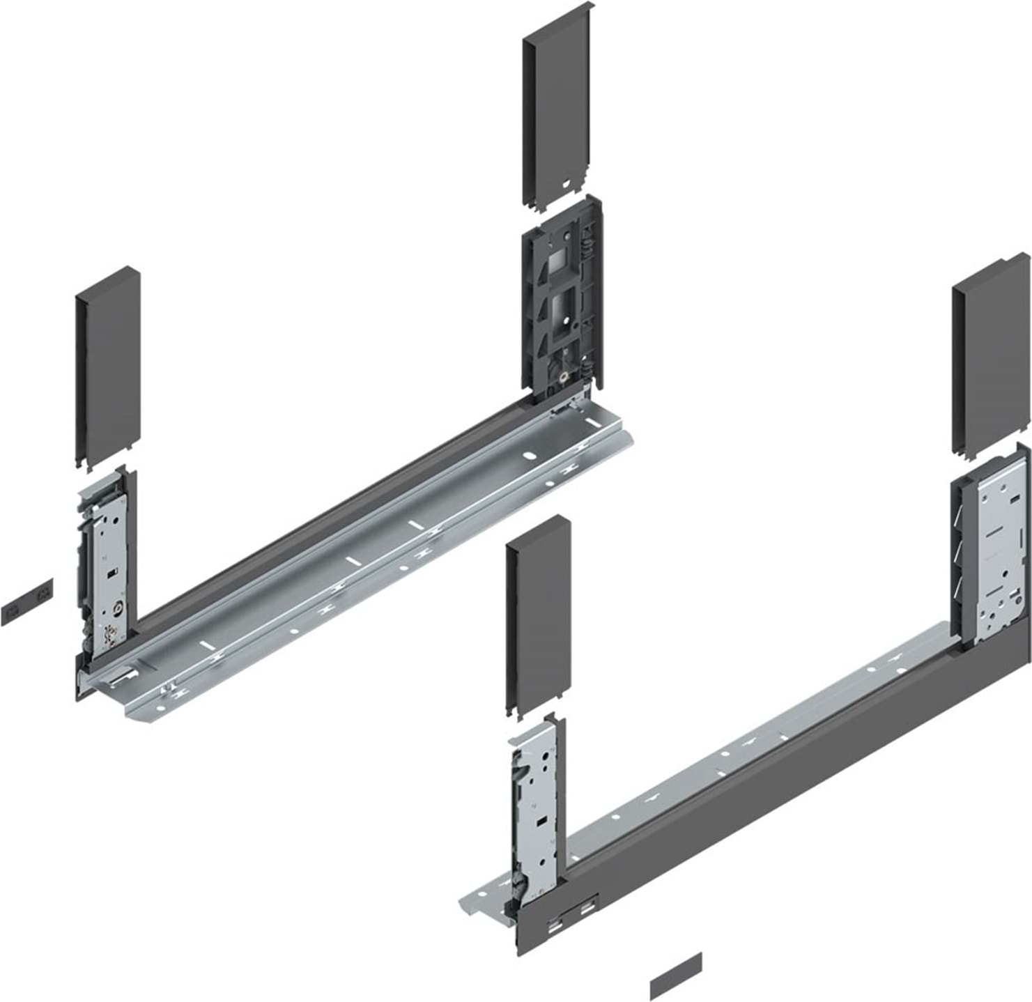 780C5002S Legrabox Free Çekmece Yanı Takım Orion Gri Mat NL:500 mm