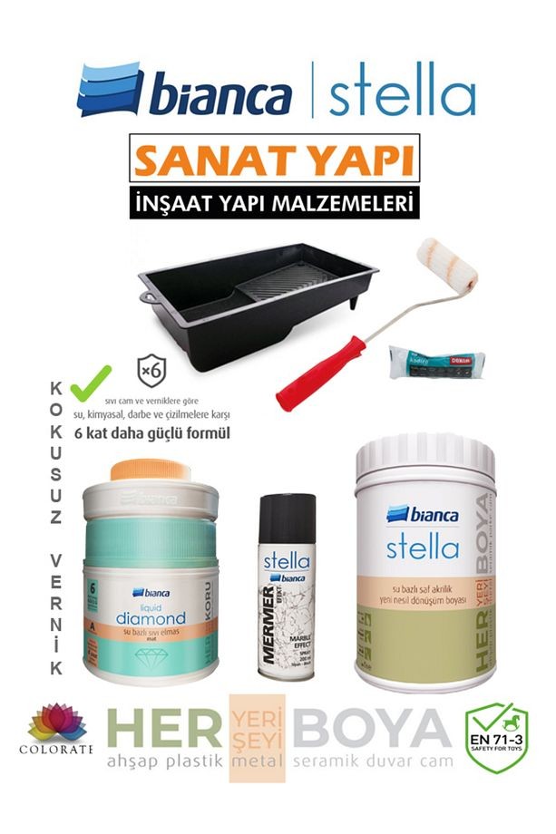 Liquid Diamond ( Sıvı Elmas ) Stella 1 lt Set