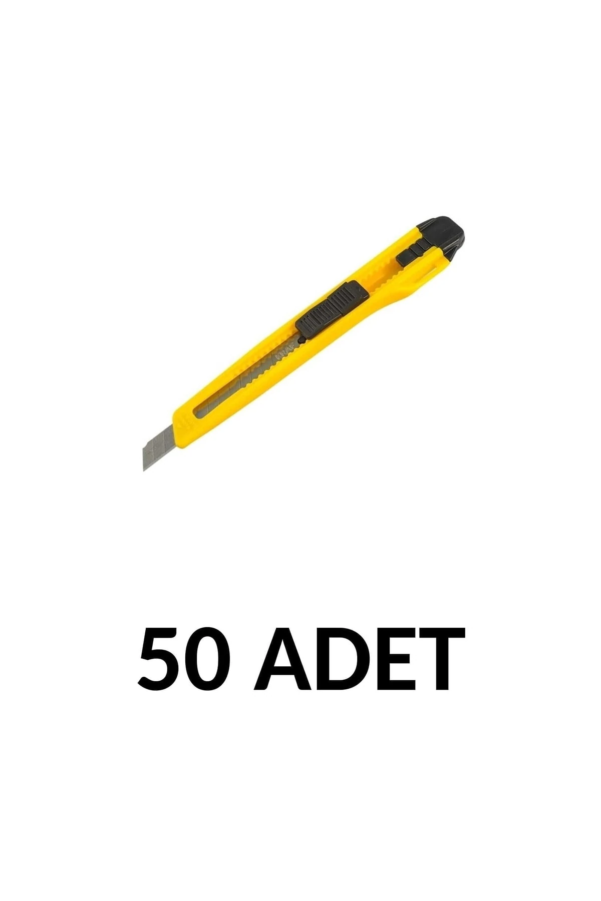 50 Adet Dar Maket Bıçağı - Plastik Falçata Küçük Boy