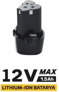 SGS 5137 Profesyonel Akülü Vidalama Yedek Batarya 12 Volt (1.5AH)