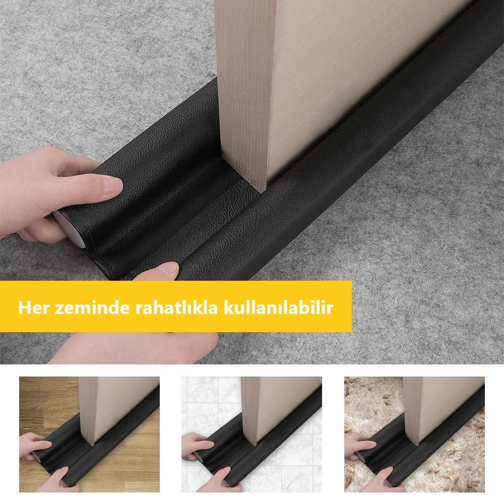 7 Adet Kapı Altı Soğuk Ses Koku Işık Isı Yalıtım Malzemesi Çift Taraflı Kapı Altı Rüzgarlık