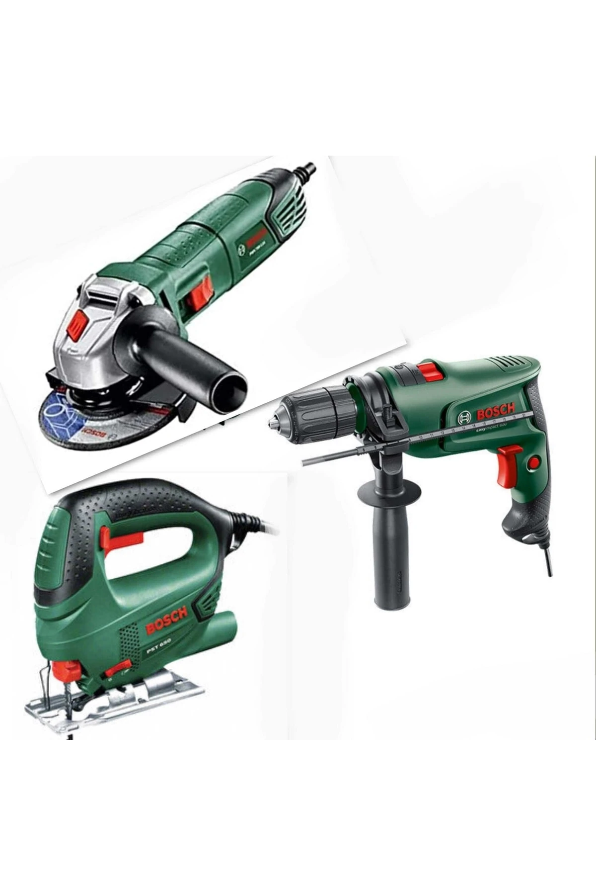 Darbeli Matkap Vidalama Dekupaj Testere Ve Avuç Içi Taşlama