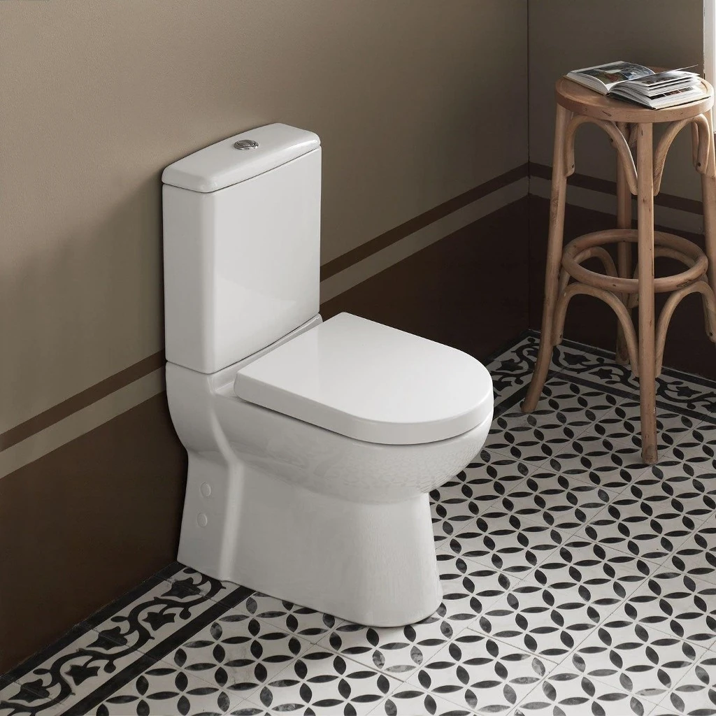 Serami̇K Bella Duvara Sıfır Klozet + Bella Slim Yavaş Kapanan Kapak + Çift Kademeli İç Takım Dahil