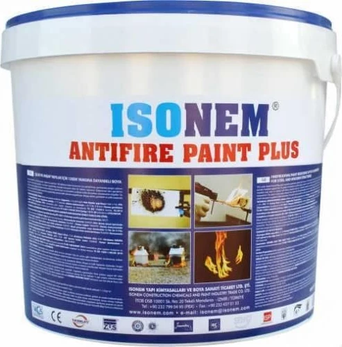 Isonem Antifire Paint Plus 120 Dk Yangına Dayanıklı Boya 10 kg İSO-321