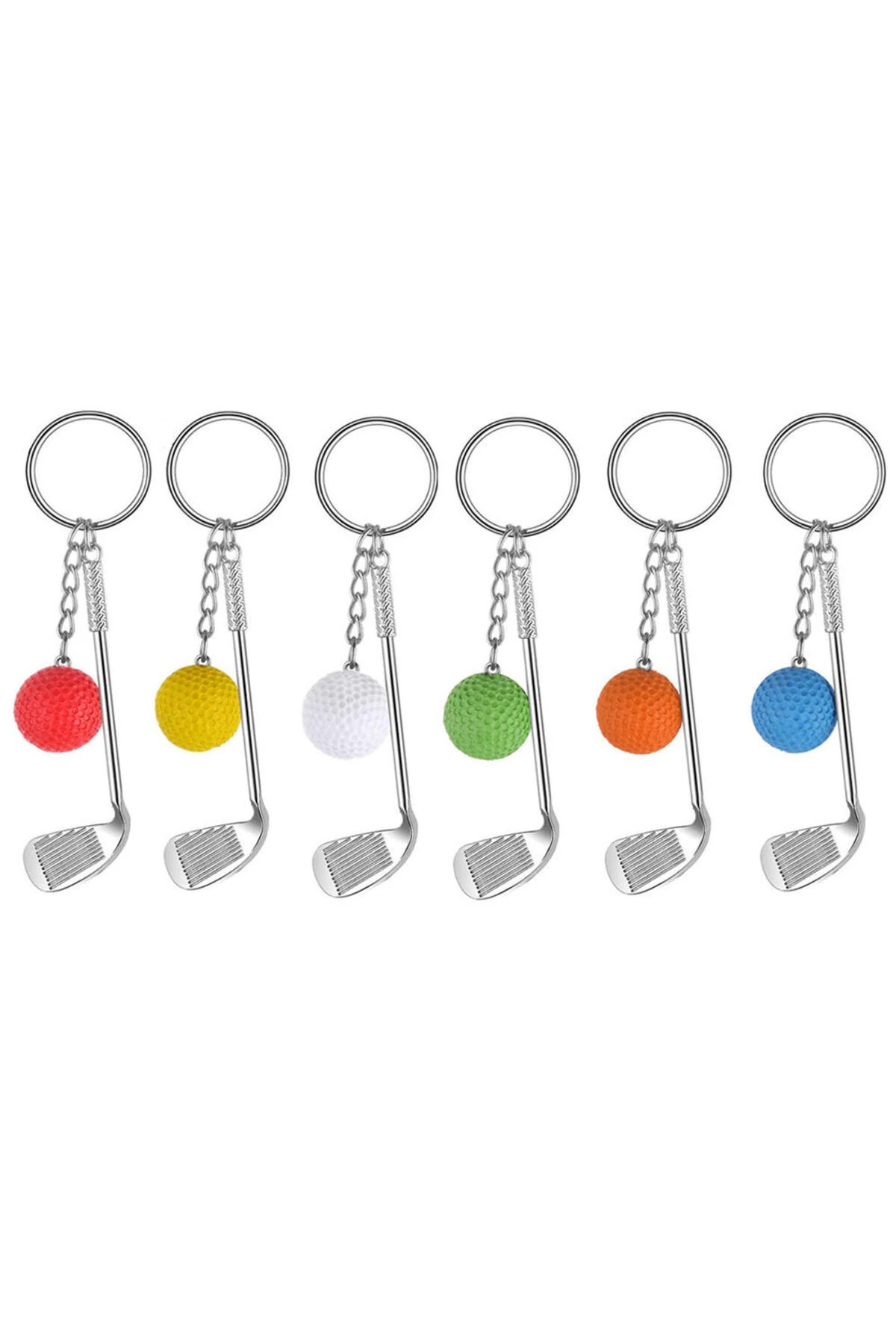 Golf Anahtarlık + Akıllı Anahtarlık Organizeri 2li Set - Golf Severler İçin Şık Hediye ZN4X7B