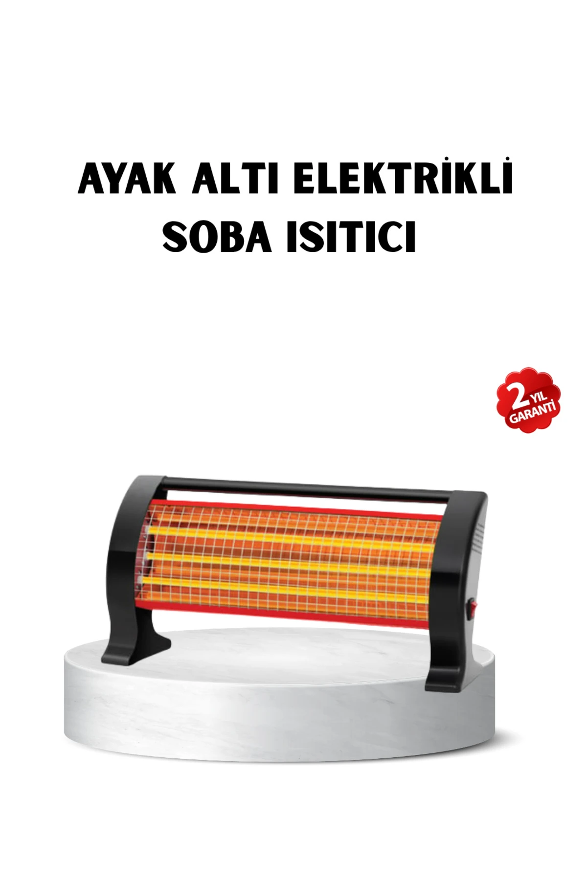 2 Yıl Garantili 1200W Ayak Isıtıcı – Soğuk Günlerde Hızlı ve Güvenli Isınma