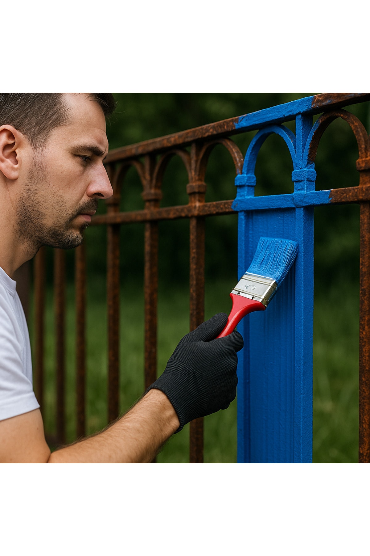 Hammerite Astarsız Boyasız Paslı Yüzey Metal Boyası Pürüzsüz Mavi 0,75 L
