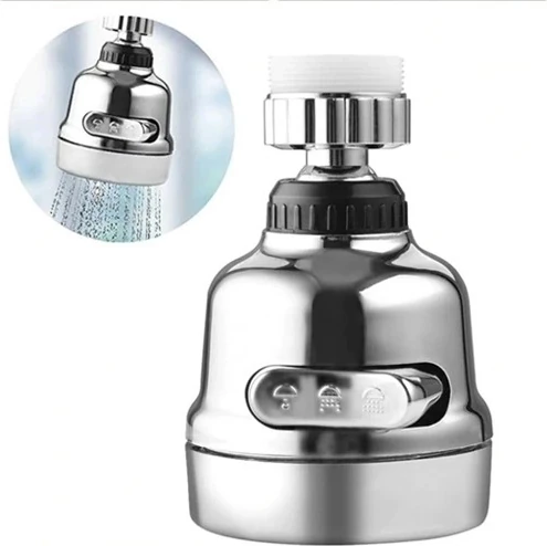 3 Fonksiyonlu Krom Kaplama Oynar Musluk Başlığı