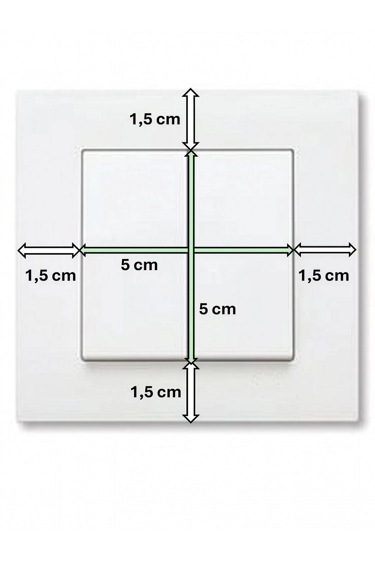3D Modern Priz Çerçevesi