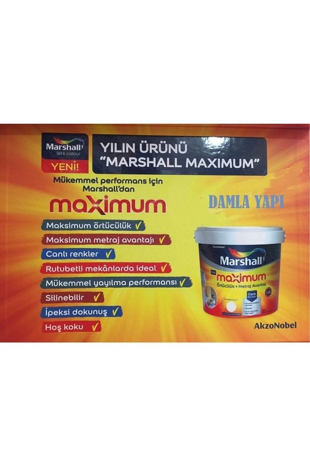 Maximum Su Bazlı Silinebilir Ipeksi Mat 2,5 Lt = 3,5 Kg Kum Beji