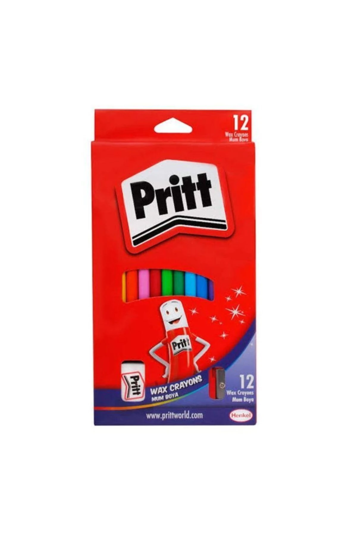 Silinebilir Pastel Boya 12 Renk