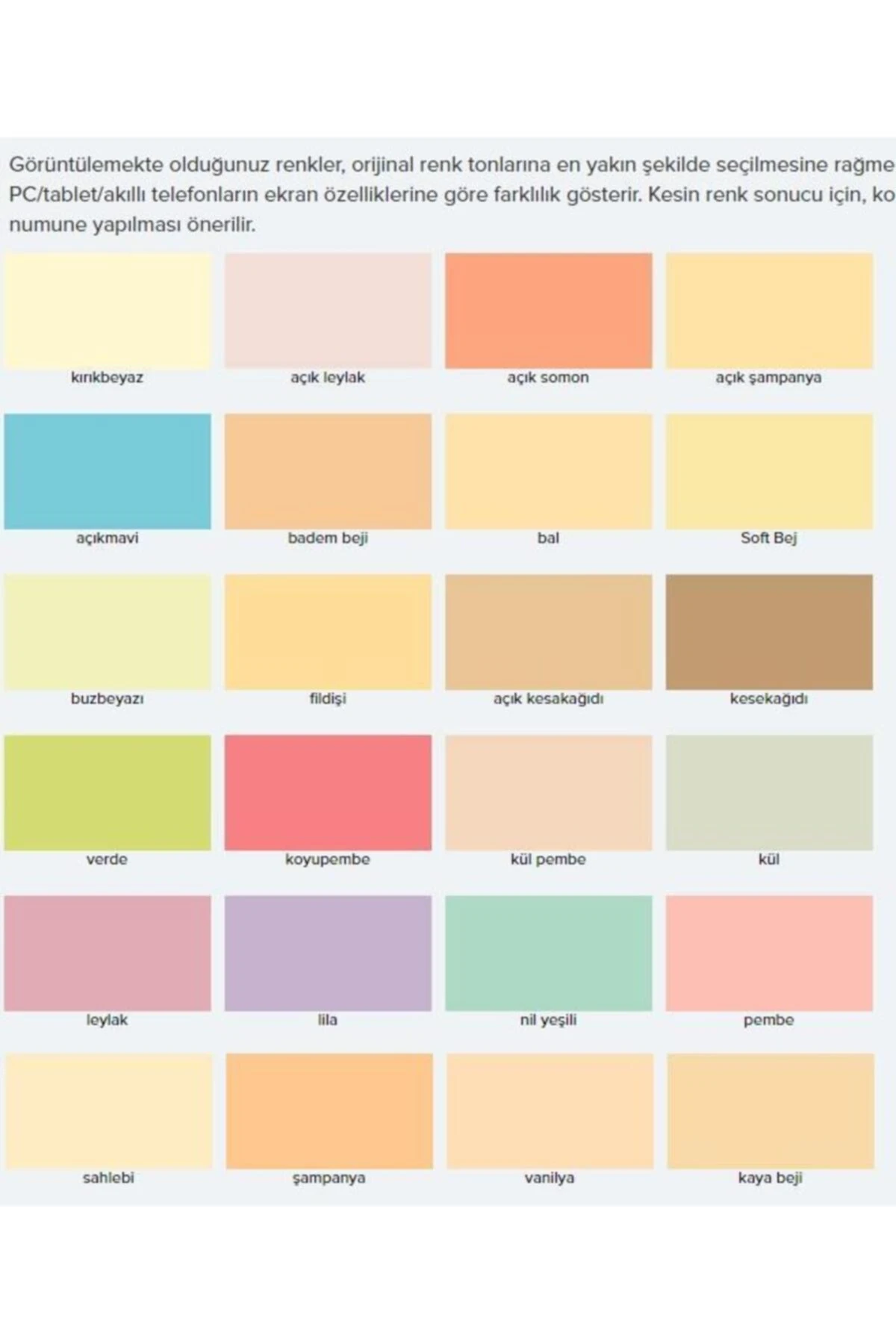 Filli Boya Plastik Iç Cephe Boyası 20 Kg C121 Köpük