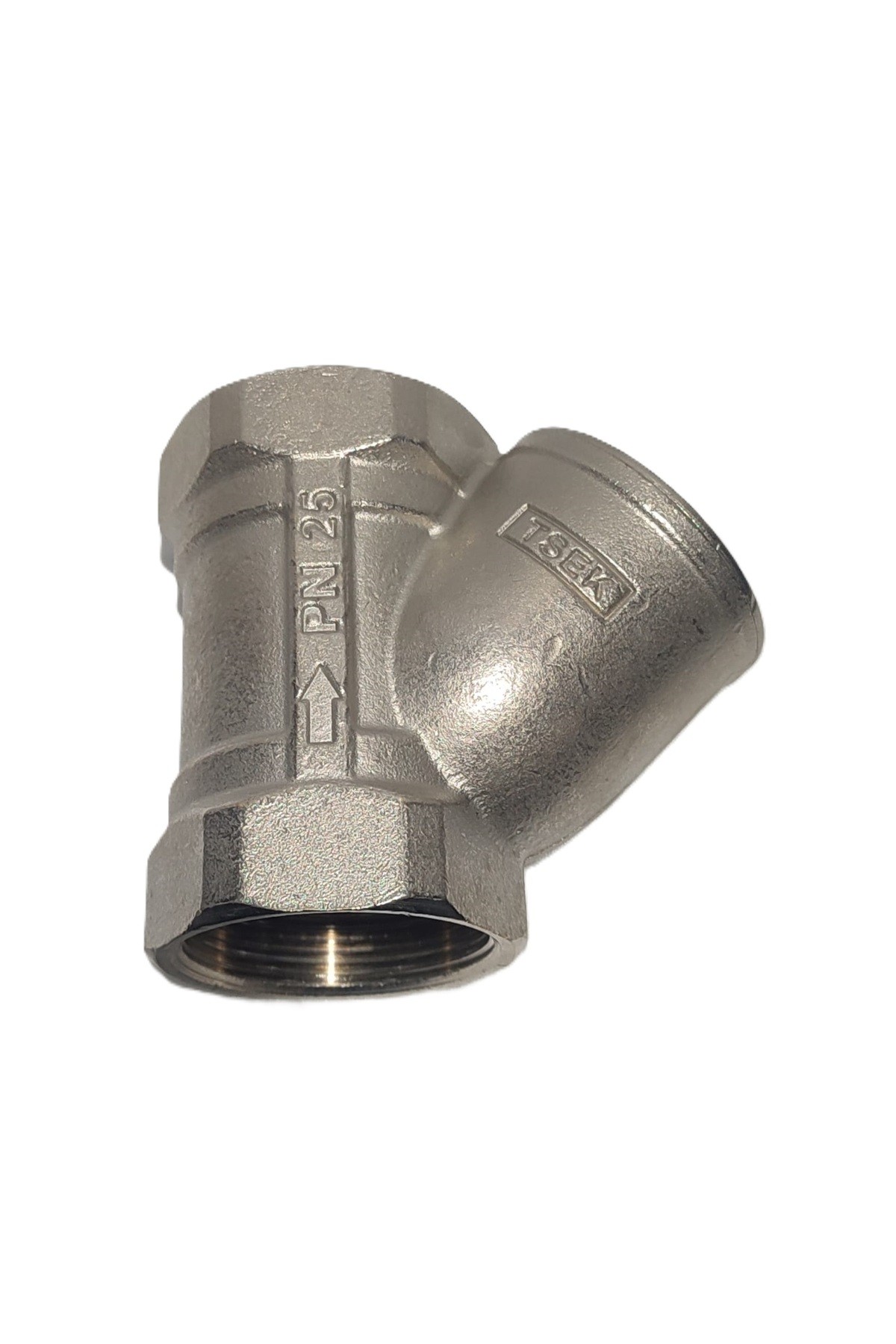 2" Sarı / Krom Pislik Tutucu Su Filtresi Dn50 - Threaded Strainer