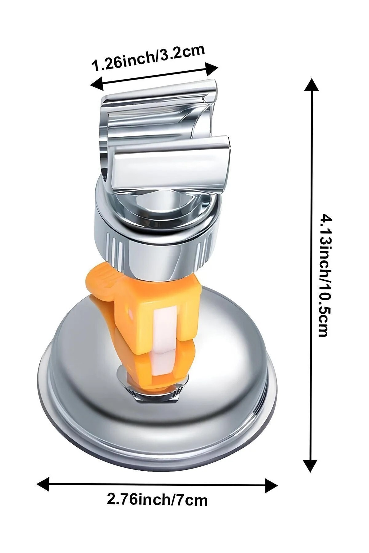 Vakumlu Mafsal Duş Başlığı Aparatı Ayarlanabilir Sabitleyici Duvar Tutucu Vantuzlu Askı