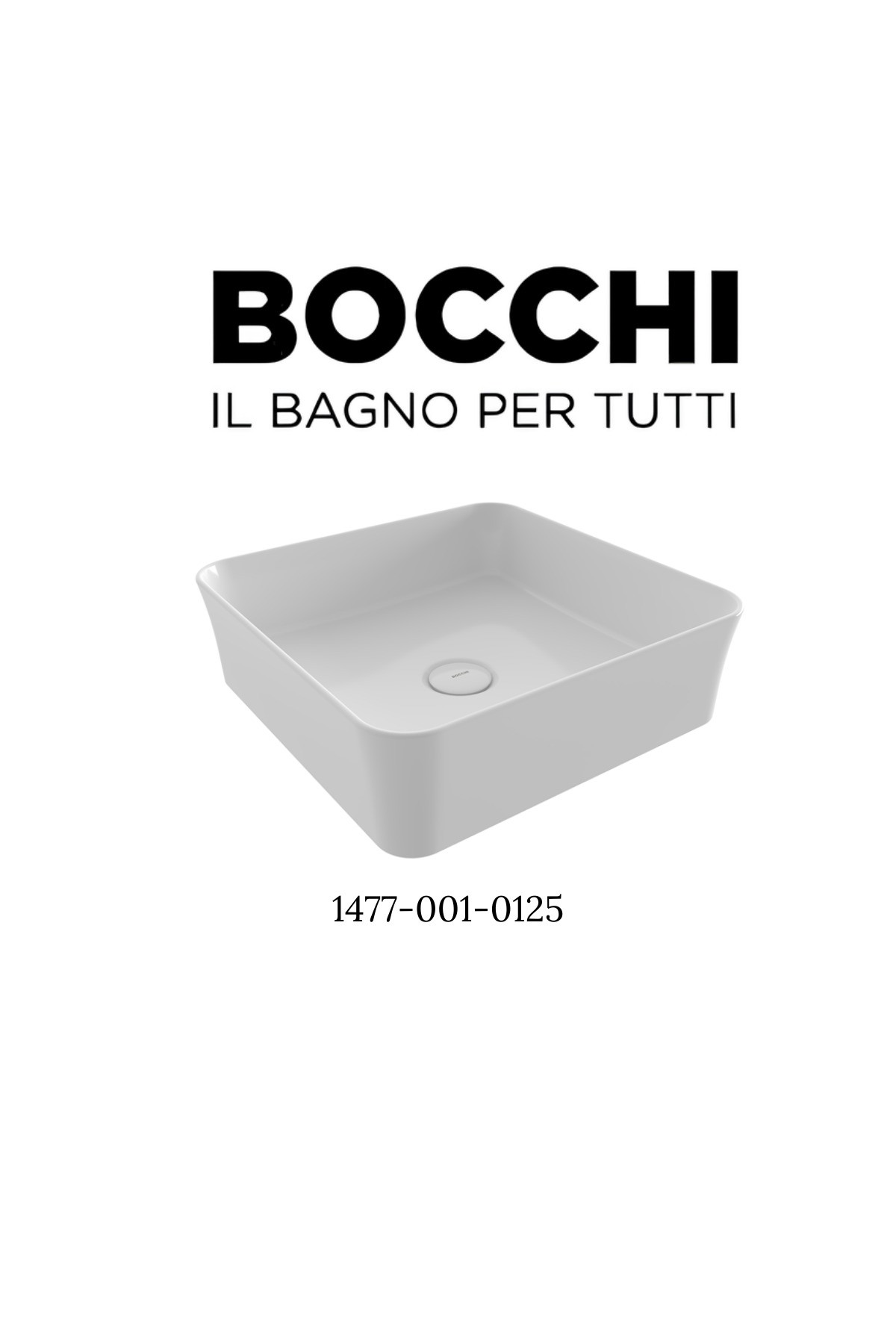 Sottile Slim Line Kare Lavabo 38x38 Cm 1477-001-0125 Beyaz