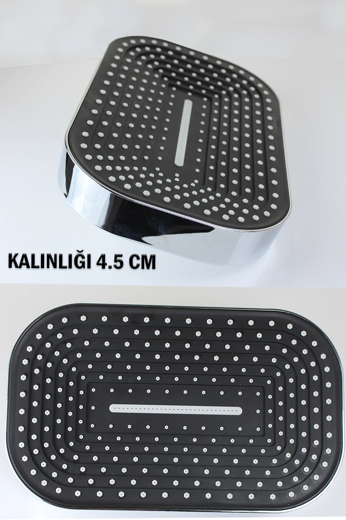 Robot Duş Seti Kare Model Ağır Tip Lüks El ve Tepe Duş Başlığı Sistemleri