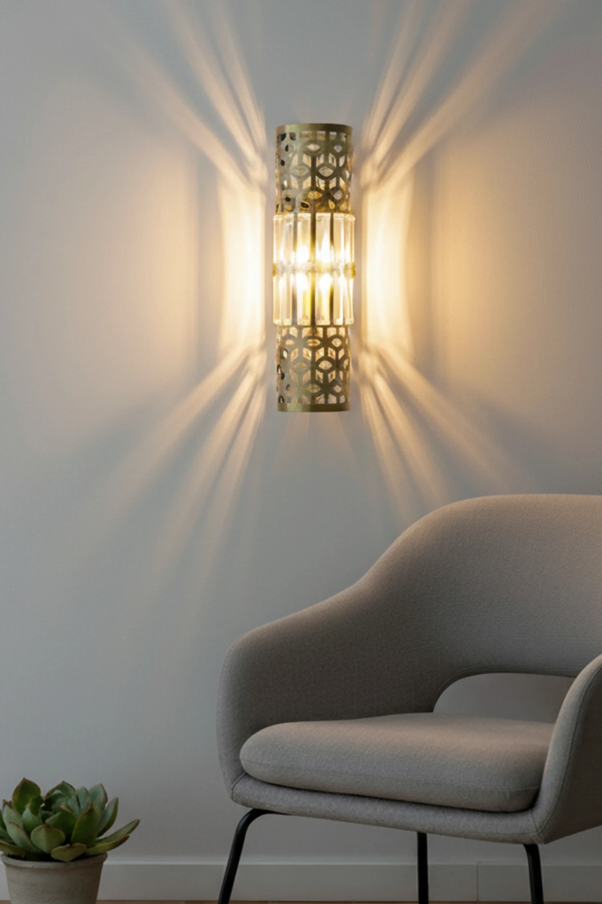 Star Aplik Eskitme, Pilli Aplik, Anahtarlı, Pilli Elektrikli Ledli Duvar Aplik, Gece Lambası