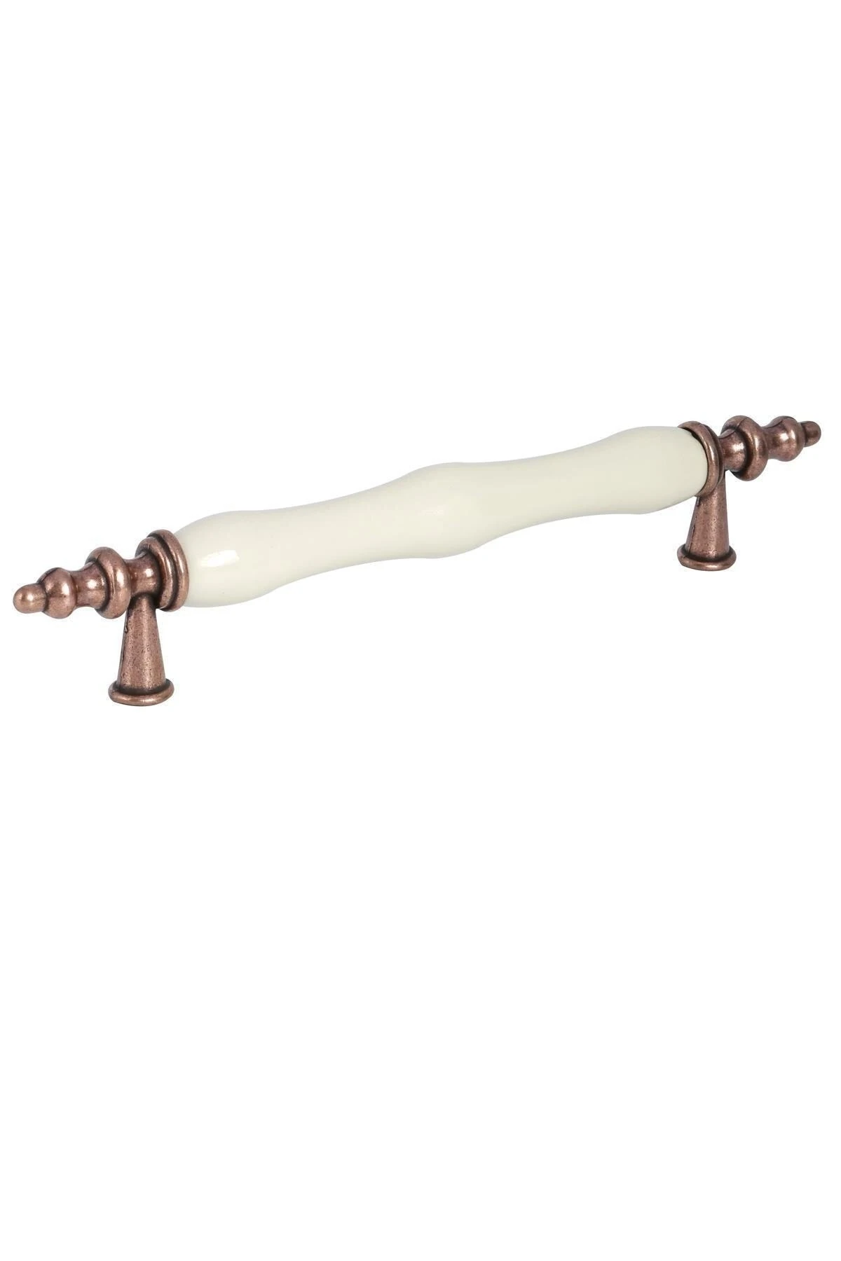 Porselen GÖRÜNÜMLÜ Kulp Dolap Çekmece Mobilya Mutfak Çocuk Kulbu Asos128 Krem