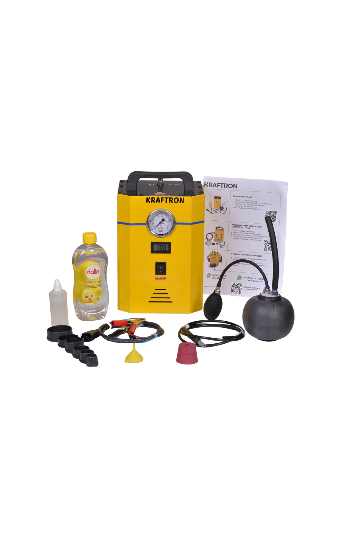 Duman Dedektörü Uyumlu Araç Kaçak Bulma Makinesi Ustaların Yardımcısı Duman Kaçak Test Cihazı