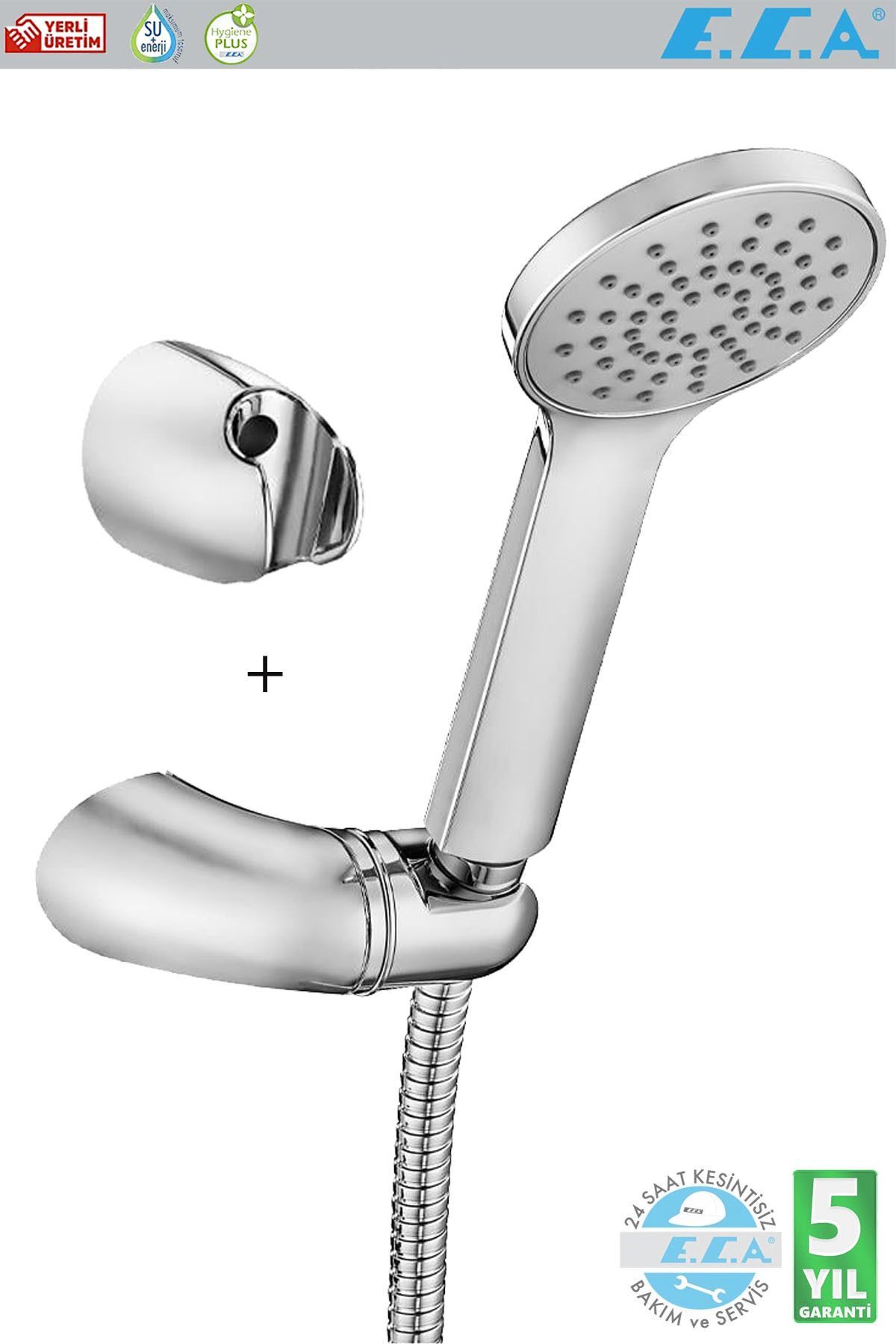 Spil Banyo Duş Başlığı El Duş Seti Üst Takım Çift Mafsallı E.c.a 102117336