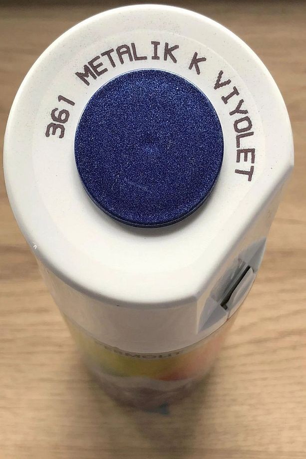 Metalik Koyu Viyolet 361 Sprey Boya (3 ADET)