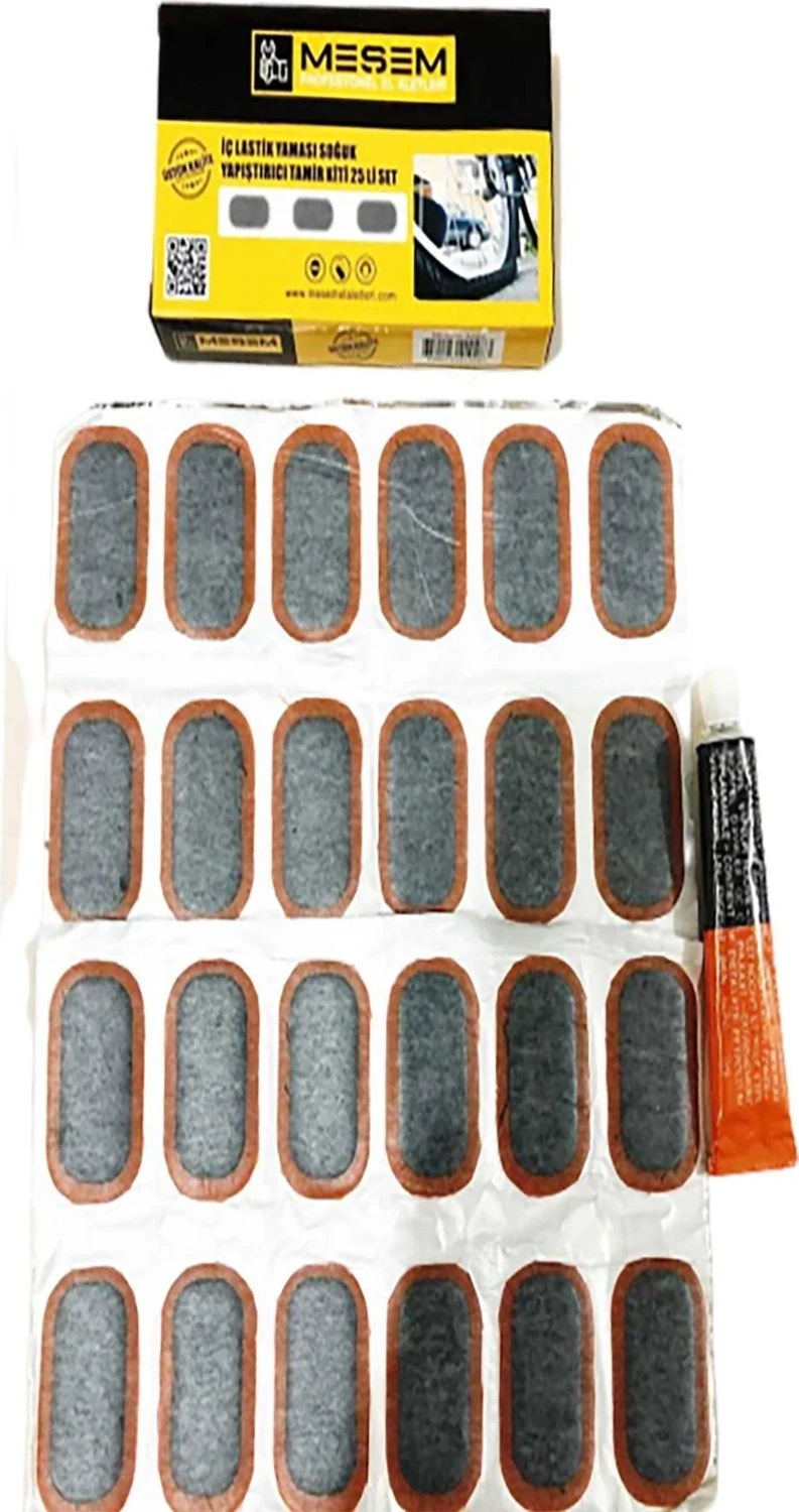 24'lü Bisiklet Motorsiklet Iç Lastik Yaması Soğuk Yapıştırıcılı